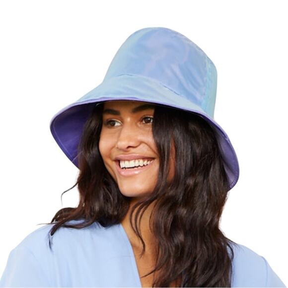 NWT Eugenia Kim Toby Blue Organza Overlay Bucket Hat O/S main image 5